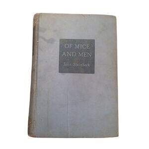 Of‎ Mice and Men John Steinbeck Triangle Books New York 13th Printing 1939 READ